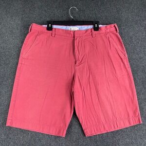 J.Crew Chino Shorts Mens 38 Salmon Pink 100% Cotton Casual Summer Classic Fit